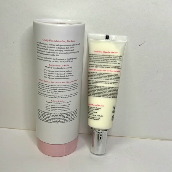 100% Pure Coffee Bean Caffeine Eye Cream 1oz - Picture 2 of 6